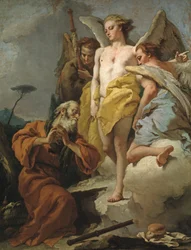 Abraham and the Three Angels, ca 1770