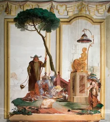 The Offering of Fruit to a Lunar Deity, from the Chinese Room in the Foresteria