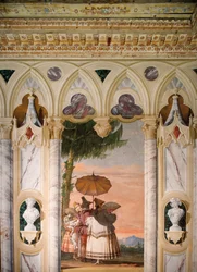 The Summer Walk, from the Room of the Gothic Pavilion, in the Foresteria