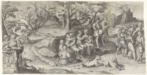 Marriage of Isaac and Rebekah (Sheet 1)