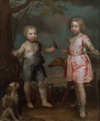 Lord John Hay and Charles, Master of Yester (Later Third Marquis of Tweeddale)