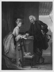 Yorick and the Grisette, from the picture in the Vernon Gallery