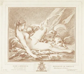 Reclining Venus with Amor and Anteros