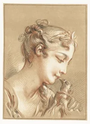 Girl with a Dove