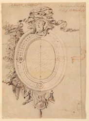 Design for an Oval Frame on Theme of Venus Victorious