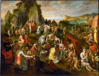 Moses Draws Water from the Rock