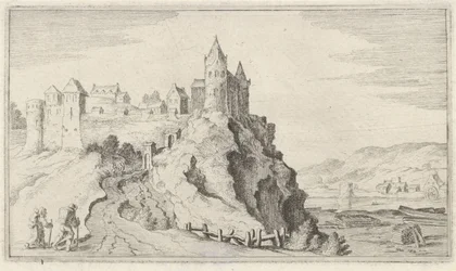 Fortified Town on a Hill