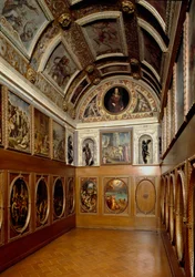 View of the Studiolo of Francesco I de Medici