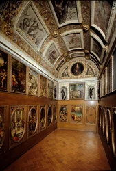 View of the Studiolo of Francesco I de Medici