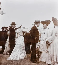 Elegant People to the Gallop Ran, Cascine Park, Florence