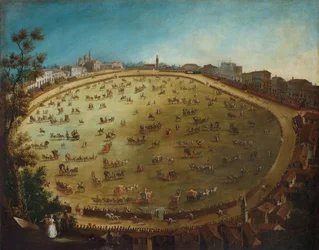 Horse Races at the Prato della Valle in Padua