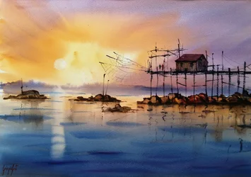 Golden Hour Fishing Pier