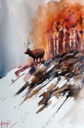 Majestic Autumn Elk