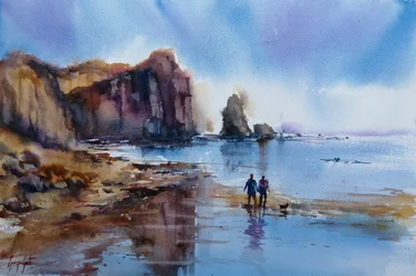 Misty Coastal Walk