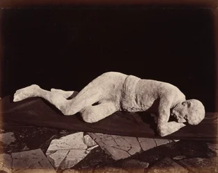 Human Cast, Pompeii, 1873