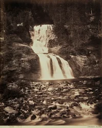 The Faido Falls, in Switzerland