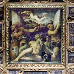 Allegory of the Cortona and Montepulciano regions from the ceiling of the Salone dei Cinquecento, 1565