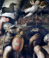 Allegory of the city of Arezzo, Italy