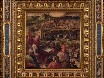 Arnolfo Shows the Plan to Enlarge Florence