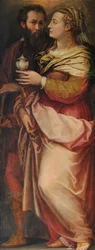 Giorgio Vasari with his wife Niccolosa Bacci