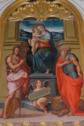 Madonna and Child between St John Baptist and St Jerome