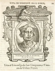 Milan, Biblioteca Braidense, Lives of the Most Excellent Painters, Sculptors, and Architects, Giorgio Vasari 1568, Vincenzo Tamagni from San Gininiano