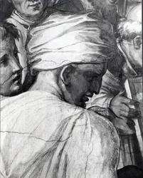 Portrait of Luca della Robbia in the Sala di Cosimo il Vecchio