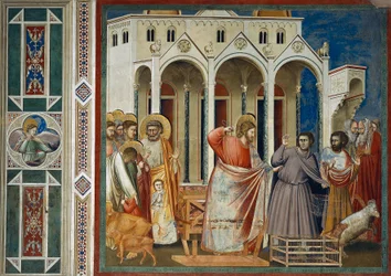 Expulsion of Merchants from Temple (detail)