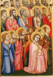 Angels Playing Musical Instruments (detail)