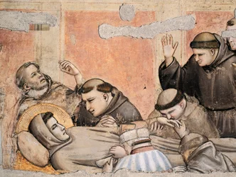 Death of St Francis (detail)