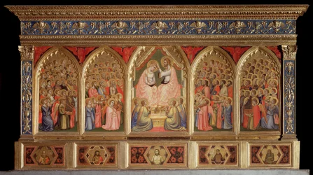 Baroncelli Polyptych: The Coronation of the Virgin