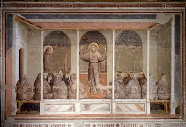 St Francis Appears to a Chapter in Arles During the Predication of St Anthony of Padua