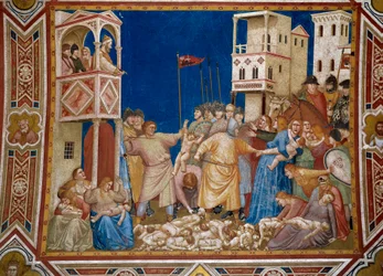 The Massacre of the Innocents by Giotto di Bondone