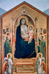 Madonna and Child Enthroned