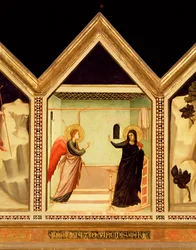 Annunciation, from the St. Reparata Polyptych (detail)