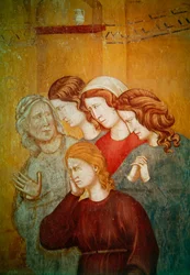 Saint Francis Revives the Unatoned Woman to Facilitate her Confession (detail)