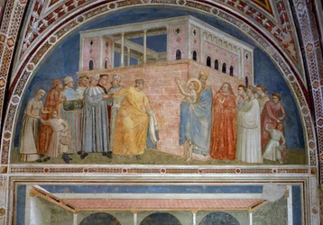 St. Francis Renouncing his Worldly Goods, from the Bardi Chapel, c.1320