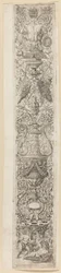 Two Children Wearing Helmets, Plate Three of Twelve Ornament Panels