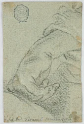 Study: A Left Hand in a Leaning Position, ca. 1650