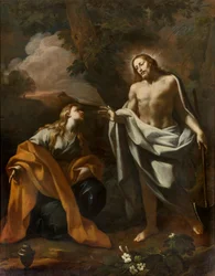 Chapel of the SS Sacrament, First span north side, Noli me tangere, Giovanni Angelo Borroni, Apparition of Christ to the Magdalene 1750