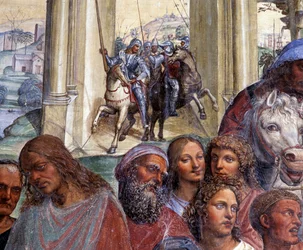 Saint Benedict Meets the Young Romans Maurus and Placid (detail)