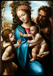 The Holy Family with John the Baptist as a Boy