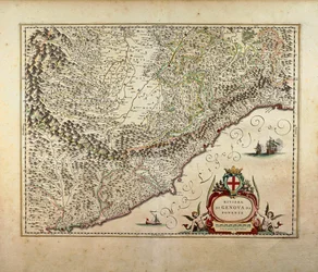 Map of Western Liguria Region