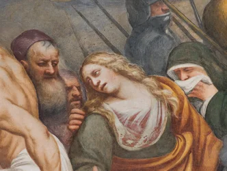 Central Nave, Second South Span, Jesus Falls Under the Cross, Il Pordenone