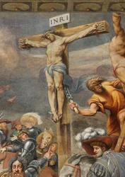 Counterfaccata, Crucifixion (1520-21) (Detail)