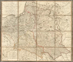 1807 Map of Poland
