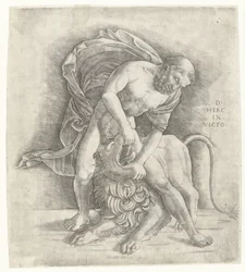 Hercules Fighting the Nemean Lion