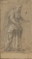 Woman Walking to the Right