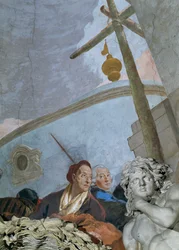 Self-Portrait of Tiepolo (detail)
