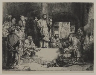 Christ Preaching (La Petite tombe)
